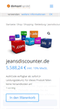 Mobile Screenshot of jeansdiscounter.de