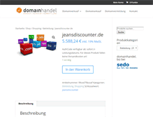 Tablet Screenshot of jeansdiscounter.de